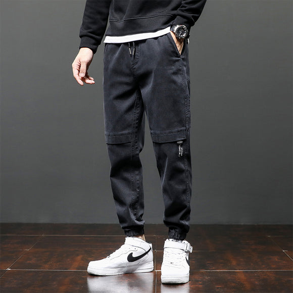 Pantalones Overol Holgados de Pierna Recta para Hombre