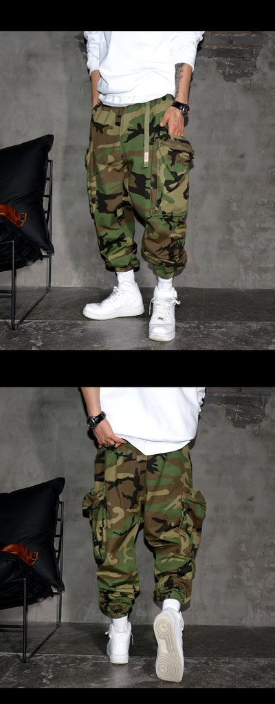 Pantalones de Trabajo Casual Camuflaje Retro para Hombre - Image 18