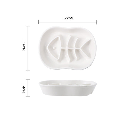 Comedero Cerámico de Alimentación Lenta para Gatos - Image 4