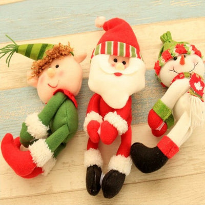 Decoración Navideña Premium: Papá Noel, Botellas de Vino y Champagne para Bar y Comedor