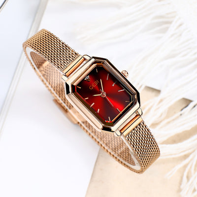 Reloj Cuadrado Retro Casual Versátil para Mujer - Image 8