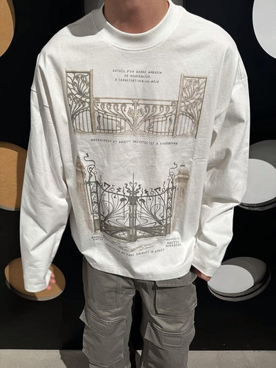 Playera Suelta de Algodón Puro para Hombre y Mujer - Manga Larga Primavera Otoño - Image 21