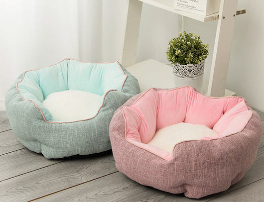 Cama Térmica Octagonal para Mascotas con Lana y Colchoneta Removible - Image 23