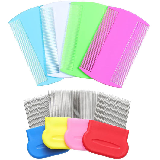Set de 4 Peines Desparasitantes de Acero Inoxidable para Mascotas - Image 4