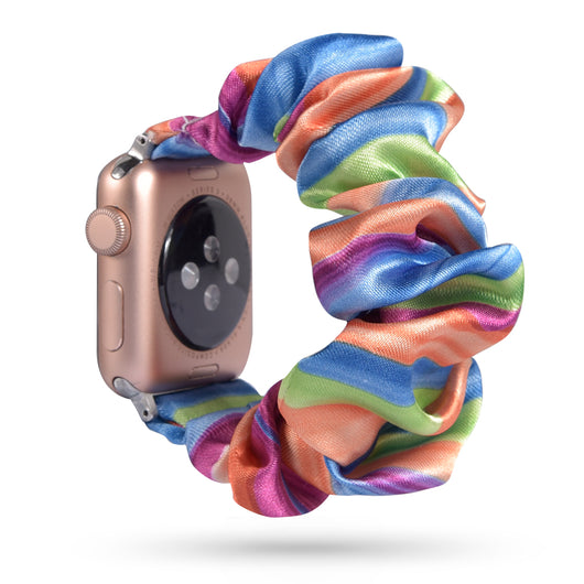 Correa de Reloj Inteligente con Estampado Arcoíris Resistente al Desvanecimiento - Image 9