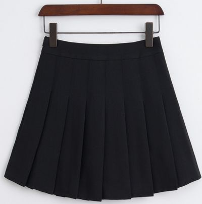 Falda Plisada Blanca de Cintura Alta Estilo Colegiala Japonesa - Image 15