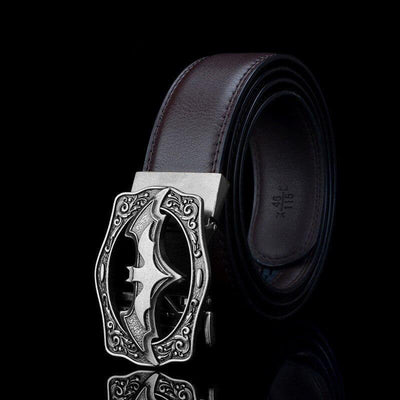 Cinturón Casual para Hombre con Hebilla Automática Estilo Murciélago Vintage - Image 13