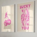 Póster Retro Póker en Lienzo - Decoración Vintage para Dormitorio