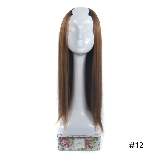 Extensión de Cabello Liso en U - Media Peluca Postiza - Image 8