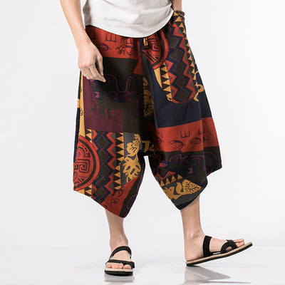 Shorts Harem Étnicos Talla Grande - Estilo Bohemio Cómodo - Image 2