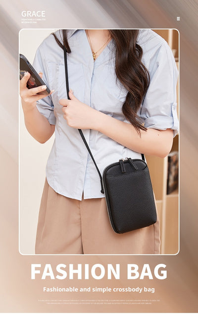 Bolso Bandolera Vertical para Mujer - Diseño Minimalista y Versátil - Image 12
