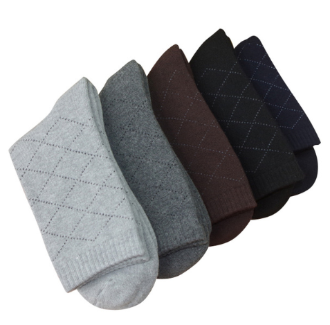Pack 5 Pares Calcetines Térmicos Hombre Invierno Algodón Grueso Negocios - Image 5