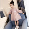 Vestido Princesa Infantil Manga Longa Outono - Renda Elegante