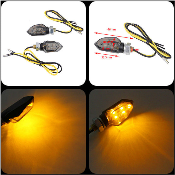 Intermitentes LED Compactos para Personalización de Motocicleta