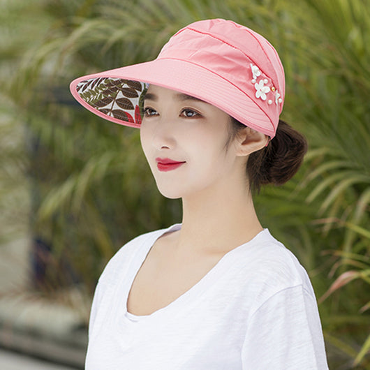Gorra Visera Vacía Perla Verano con Protección Solar - Image 10
