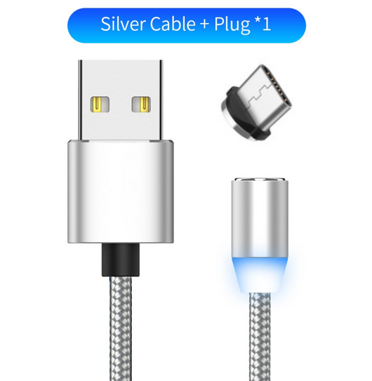 Cable de Carga Magnético LED Compatible con Apple 1m - Image 6