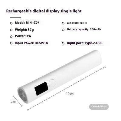 Lámpara LED Portátil con Pantalla Digital y Cable Integrado - Image 6