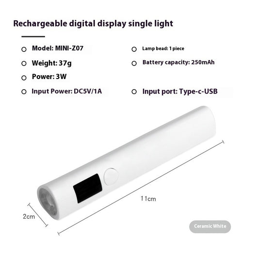 Lámpara LED Portátil con Pantalla Digital y Cable Integrado - Image 6