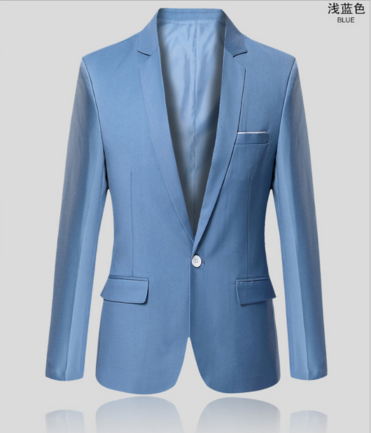 Traje Slim Fit Coreano para Hombre - Chaqueta Juvenil Elegante y Moderna - Image 8