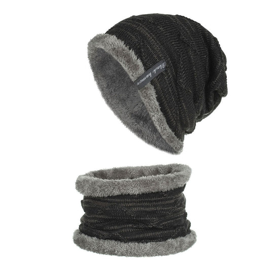 Gorro de Lana Tejido con Diseño Diagonal y Protección para Barbilla - Image 19