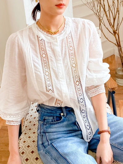 Camisa Blanca Commuter de Diseño Elegante - Image 6
