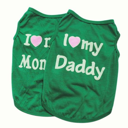 Chaleco para Mascotas Estilo Clásico Mamá Papá - Image 37