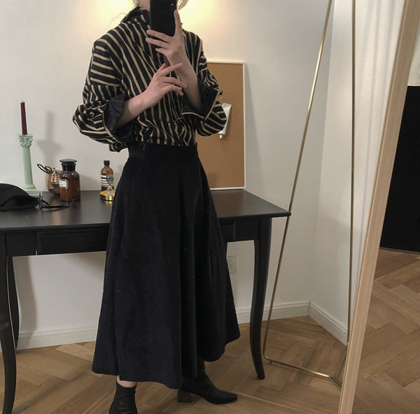 Camisa Vintage a Rayas Court