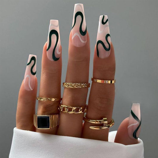 Parches de Manicura Francesa Ballet en Polvo Nude - Image 9
