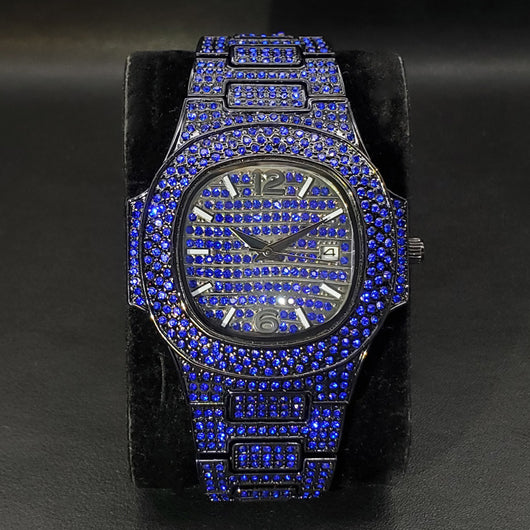 Reloj Hip Hop Diamantes Completos Rap Bling - Image 6