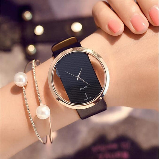 Reloj para Mujer Transparente de Diseño Minimalista
