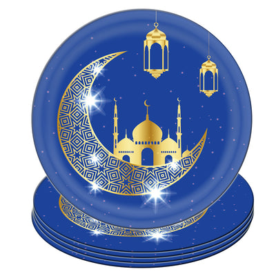 Kit Completo de Decoración Eid Al-Fitr - Platos y Vasos Temáticos - Image 12