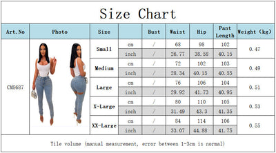 Jeans Skinny Ajustados Rotos para Mujer - Estilo Casual - Image 6