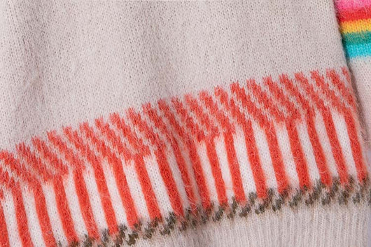 Cardigan Tejido Bicolor de Manga Larga - Estilo Relajado - Image 12