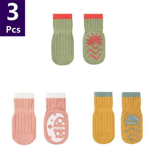 Calcetines para Bebé de Algodón Peinado con Diseños Animados Antideslizantes - Image 20