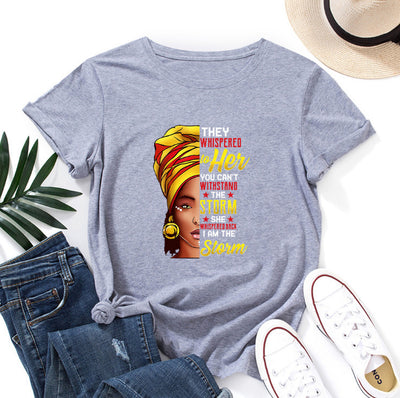 Playera Estampada de Moda y Belleza con Manga Corta - Image 4