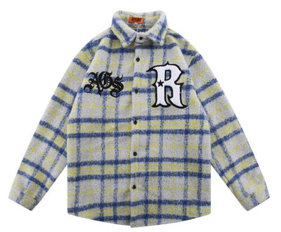 Abrigo Hip Hop Oversized para Parejas - Estilo Urbano Grueso - Image 4