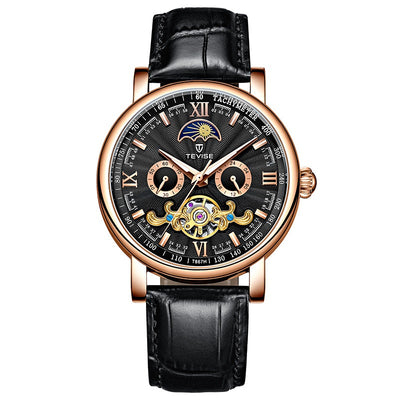 Reloj Mecánico Elegante de Esfera Grande con Calendario - Image 4