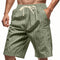 Shorts de Lino Holgados Transpirables Estilo Americano para Playa