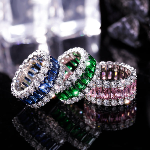 Anillo de Plata 925 con Diamante de Color