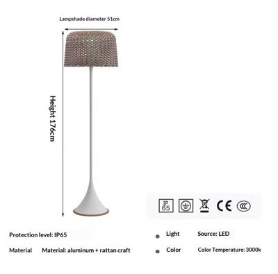 Lámpara de Piso LED Inteligente para Jardín y Terraza Impermeable - Image 17