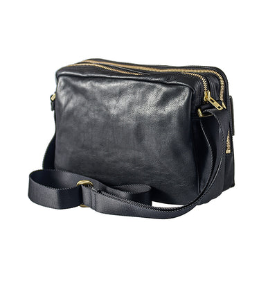 Bolso Bandolera de Cuero Genuino Estilo Urbano Japonés - Image 6