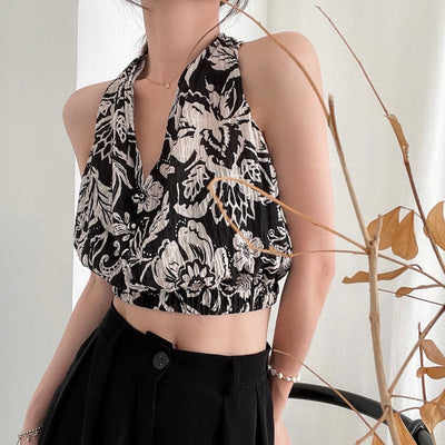 Top Camiseta Espalda Descubierta Estilo Dulce y Picante - Image 13