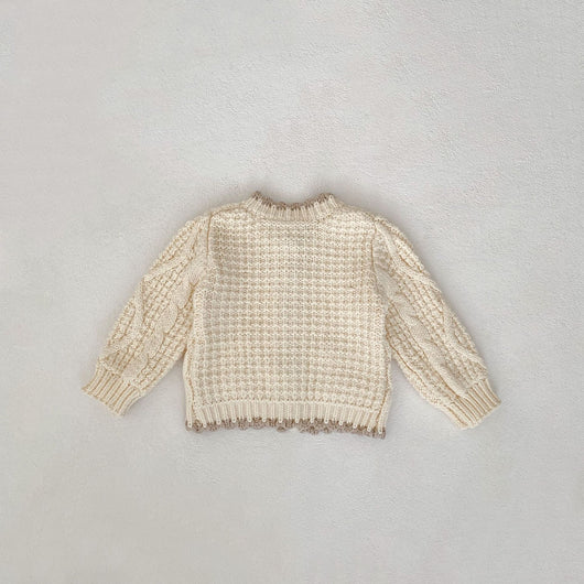 Suéter Tejido Niña Cuello Redondo Diseño Personalizado - Image 13