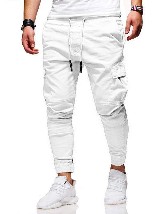 Pantalones Casuales con Múltiples Bolsillos y Corte Holgado - Image 22