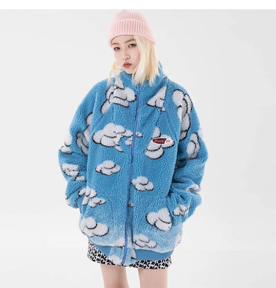 Abrigo de Invierno MADE EXTREME Retro Oversize con Forro de Borrego para Hombre - Image 7