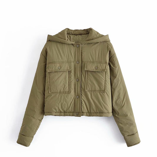 Chaqueta Deportiva con Capucha para Mujer - Poliéster y Algodón - Image 2