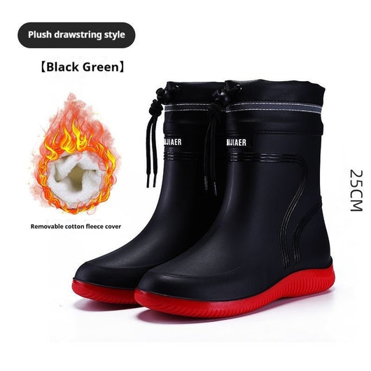 Botas Impermeables Acolchadas con Forro de Terciopelo para Hombre y Mujer - Image 13