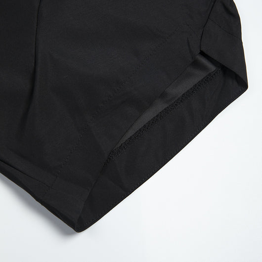 Jumpsuit Negro Suelto para Mujer con Mangas Murciélago - Image 13