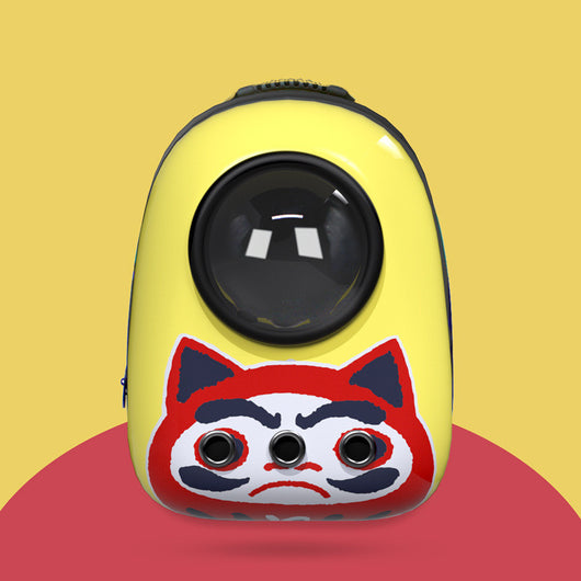 Mochila Transportadora de Gato Cápsula Espacial - Bolsa Escolar para Mascotas - Image 20