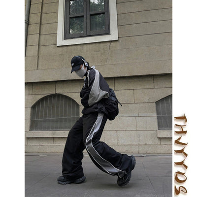 Pantalones Escolares Clásicos con Rayas Laterales para Hombre - Image 6